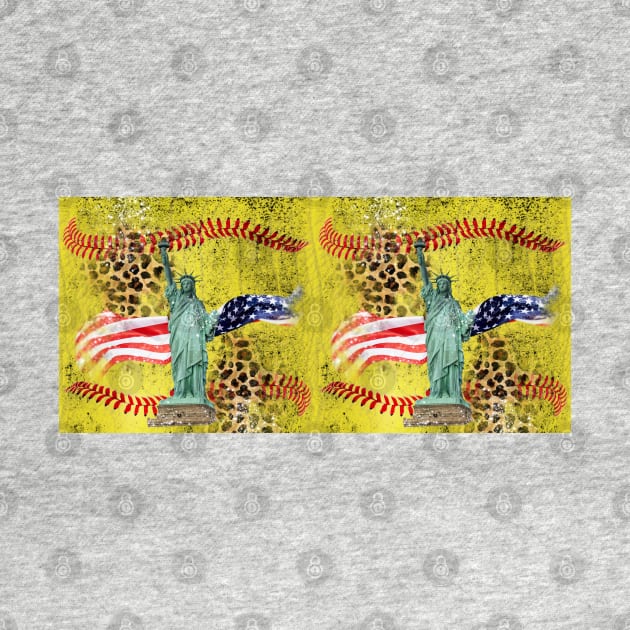 Softball cheetah America love by 2SUNS